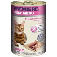 PREMIERE Vleesmenu Volwassen Vleessamenstelling 24x400 g