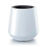 Prosperplast Plantenpot Sevilla - buiten/binnen - kunststof - wit - D44xH44 cm - bloempot met binnenpot
