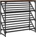 vidaXL Schoenenrek 90x30x85 cm bewerkt hout bruin eikenkleur