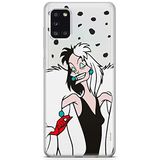 ERT GROUP mobiel telefoonhoesje voor Samsung A31 origineel en officieel erkend Disney patroon Cruella 004 optimaal aangepast aan de vorm van de mobiele telefoon, gedeeltelijk bedrukt