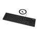 Amazon Basics Clavier USB Filaire Discret avec Disposition française, Noir Mat
