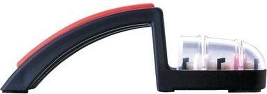 MinoSharp Global 0220BR messenslijper - zwart/rood