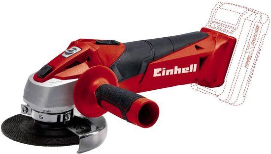 Einhell Accu Haakse Slijper TC-AG 18/115 Li Solo - 18V - Ø115 mm - Excl. Accu & Lader