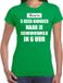 Bellatio Decorations Groen fout Kerstshirt / t-shirt - Kerst is 3 keer knikken naar schoonfamilie - dames - Kerstkleding / Christmas outfit XXL
