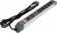 Toya STHOR 72372 - Overspanningsbeveiligingsdoos - Aluminium - 5 Stopcontacten - 3m Kabel