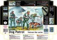 Master Box Modelbouwpakket Militaire voertuigen - 35238 Vietnamoorlog-serie Dog Patrol - Figuren Plastic - 1:35 - Modelbouw
