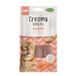 Bubimex Creamy Snacks Zalm - Snacks Likcrème voor katten - Gladde, romige en smakelijke textuur - Stimuleert de eetlust en bevordert de hydratatie - 4 x 15 g