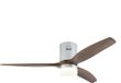 Corberó CVTGHC3 Plafondventilator met ledlicht, 132 cm, stil, 6 snelheden, Scandinavisch design, timer, afstandsbediening, zomermodus, winter, vleugels van donker hout