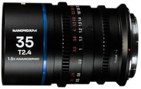 Laowa 35mm T2.4 1.5X S35 Nanomorph Cine Blauw Canon RF-mount objectief