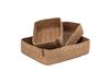 Dixie Boîtes de rangement Emil, 3 pièces Naturel