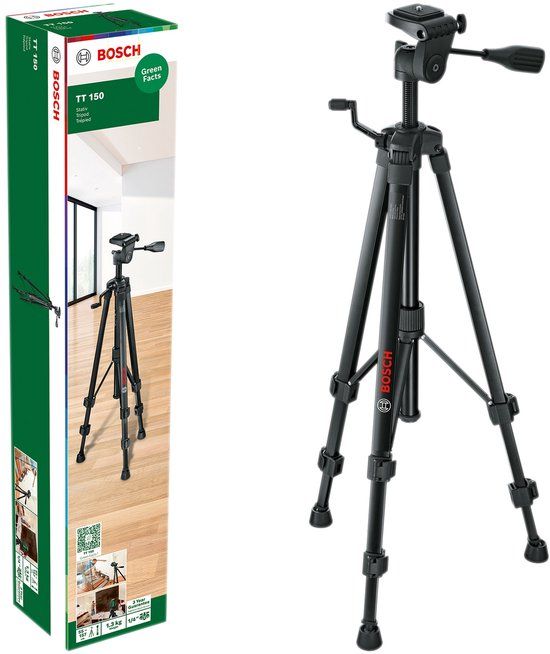Bosch TT 150 Meetgereedschap Statief - Geschikt voor alle kruis- en lijnlasers van Bosch