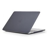 Lunso Mat Zwart Cover Hoes Case voor MacBook Air 13 inch M1 (2020)