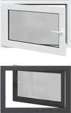 vidaXL Kelderraam RISOR Wit 90 x 50 cm
