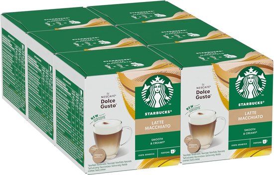 STARBUCKS Nescafé Dolce Gusto Starbucks Latte Macchiato - 72 cups