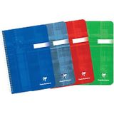 Clairefontaine Collegeblok A5 Geruit Spiraal gebonden Niet geperforeerd 180 Pagina's 90 Vellen