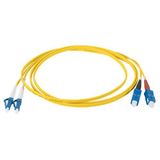 EFB Elektronik InfiniBand und Glasfaserkabel 10 m LC SC OS2 Singlemode Gelb