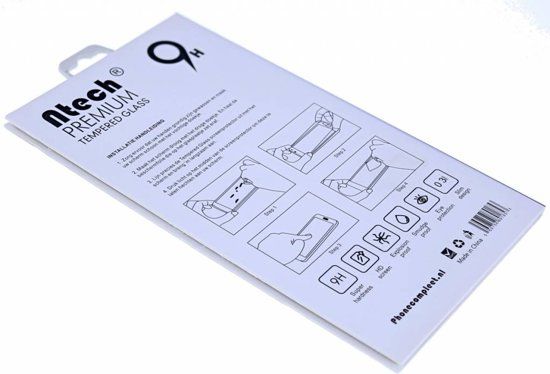 Ntech Samsung Galaxy S10+ (Plus) Screen Protector - Tempered Glass - Zwart