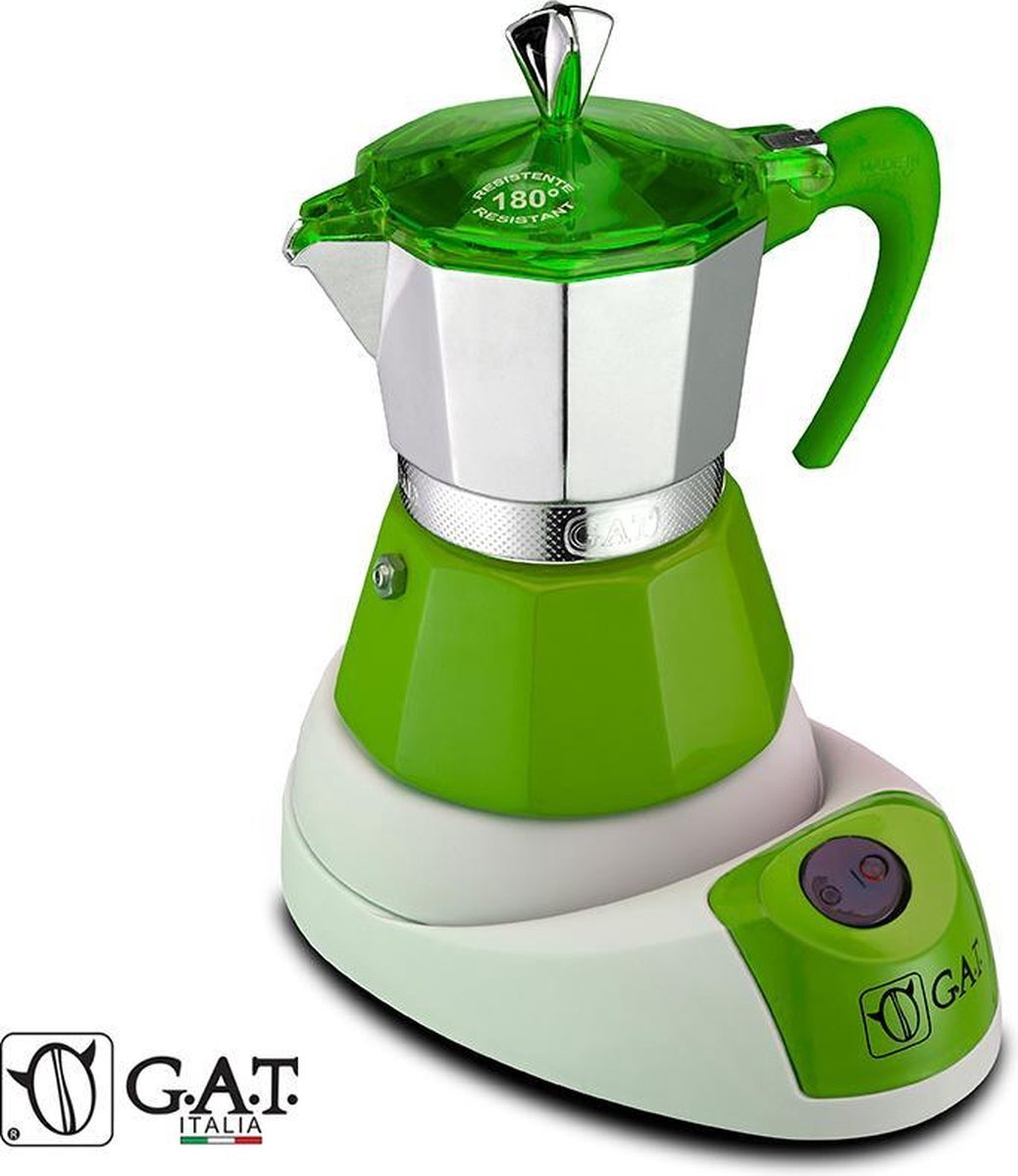 G.A.T. Italia Fanta Groen 6 kops - Elektrische percolator