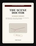The Scene Doctor: 100 Diagnostic Worksheets to Fix Boring Scenes, Weak Conflict, Flat Dialogue, Slow Pacing & Dead Chapter Endings