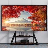 Unyqoos® Verstelbare TV Standaard met AV Planken voor Grote Televisies tot 100 kg