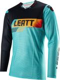 Leatt Moto 5.5 UltraWeld V23 Fuel Zwart Turquoise Motocross Jersey