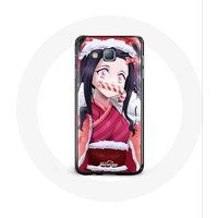Maniacase Hoesje voor Samsung Galaxy J5 2016 Anime Demon Slayer Kamado Nezuko Eerste Kerstdag 2023