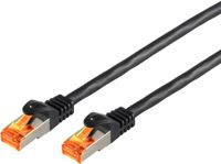 S-Impuls S/FTP CAT6a 10 Gigabit outdoor netwerkkabel met PE mantel / zwart - 7,5 meter