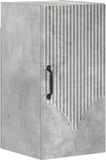 vidaXL - Badkamer - wandkast - HOORN - Betongrijs - 30 x 31 x 59 cm - Bewerkt hout