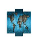 Homemania Wandafbeelding, 3-delig, voor woonkamer, slaapkamer, meerkleurig, 57 x 0,3 x 60 cm, HM203MDF206, MDF