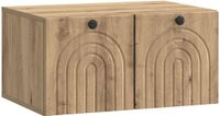 vidaXL Wandmontage TV-kast 59,5 x 41 x 30 cm Artisanaal eiken