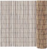 vidaXL Tuinhek 400 x 90 cm Riet Naturel