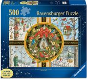 Ravensburger Puzzel voor volwassenen, 500 stukjes, groot formaat - Songbird Christmas Medley