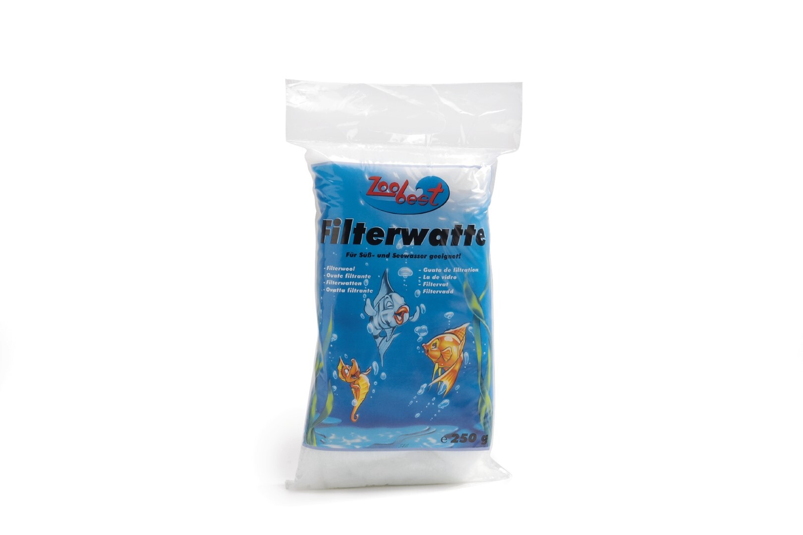 Beeztees Zoobest aquarium filterwatten 250 gr wit