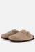 Scholl Klomp Fae Suede Vrouwen - Lichtgrijs