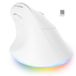 Bluestork - Ergonomische draadloze muis, verbinding 2,4 GHz + Bluetooth, 800-2400 dpi, 6 knoppen, RGB led - ergonomische verticale muis, pijnpreventie, pc, Mac, iPad, tablet - rechtshandigen