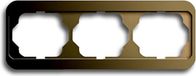 Frame ABB Busch-Jaeger Alpha Afdekraam 3-voudig Mat Brons