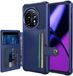 Selected by GSMpunt.nl OnePlus Portemonnee Hoesje Geschikt voor OnePlus 11 - Back Cover met Pasjeshouder - Telefoonhoesje voor Pinpas - Kaarthouder op Achterkant - Case met Magneet voor Auto Houder Donkerblauw
