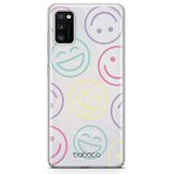ERT GROUP mobiel telefoonhoesje voor Samsung A41 origineel en officieel erkend Babaco patroon Positive vibes 002 optimaal aangepast aan de vorm van de mobiele telefoon, gedeeltelijk bedrukt