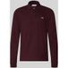 Lacoste Classic Fit Poloshirt lange mouw bruin, Effen