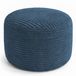 Bananair - Voetenbank - Afneembare hoes - Ribfluweel - 50x30 - Nachtblauw