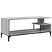 VidaXL TV meubel 102x40x41 cm hout en staal grijs