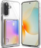 Ringke Fusion Card | Hoesje Geschikt voor Samsung Galaxy A57 | Back Cover met Kaarthouder voor Pasjes | Transparant