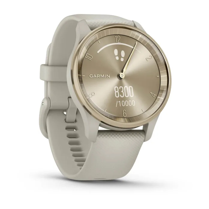 Garmin vivomove Trend Smartwatch - 40mm - Cream Gold