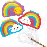 Baker Ross Regenboog Notitieboekjes (12 stuks)