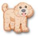 Crocs Jibbitz Golden Doodle Puppy