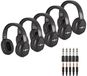 Gear4music HP-210 Stereo Hoofdtelefoon, Pakket van 5
