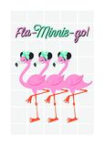 Disney Komar Disney muurschildering Minnie Mouse Fla-Minnie-go 50x70cm