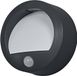 Osram ENDURA Style USB Wall Step Round Sensor IP44 Dark Grey