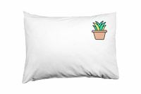 Bona Basics, Decoratieve kussenhoes, Huisdecoratie, voor bank, cafetaria, Afmeting: 50x35 cm, Kleur: Wit