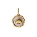 Lucardi Dames Stalen goldplated charm schoppen - Hanger - Staal - Goudkleurig